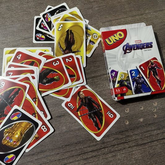 Marvel Avengers UNO Card Game - Vibrant Multiplayer Party Game for 2-10 Players, Perfect for Birthdays, Valentine'S Day, and New Year'S with Colorful Interactive Cards, Interactive Gaming | Marvel Theme | Durable Cardstock
